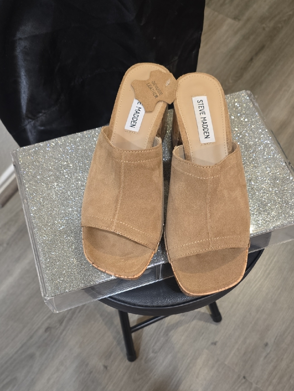 Steve Madden Celiah Platform Sandal- Tan - Picture 10 of 12